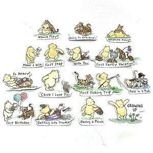 Disney Classic Pooh First Cardstock Die-Cuts 15 Pieces